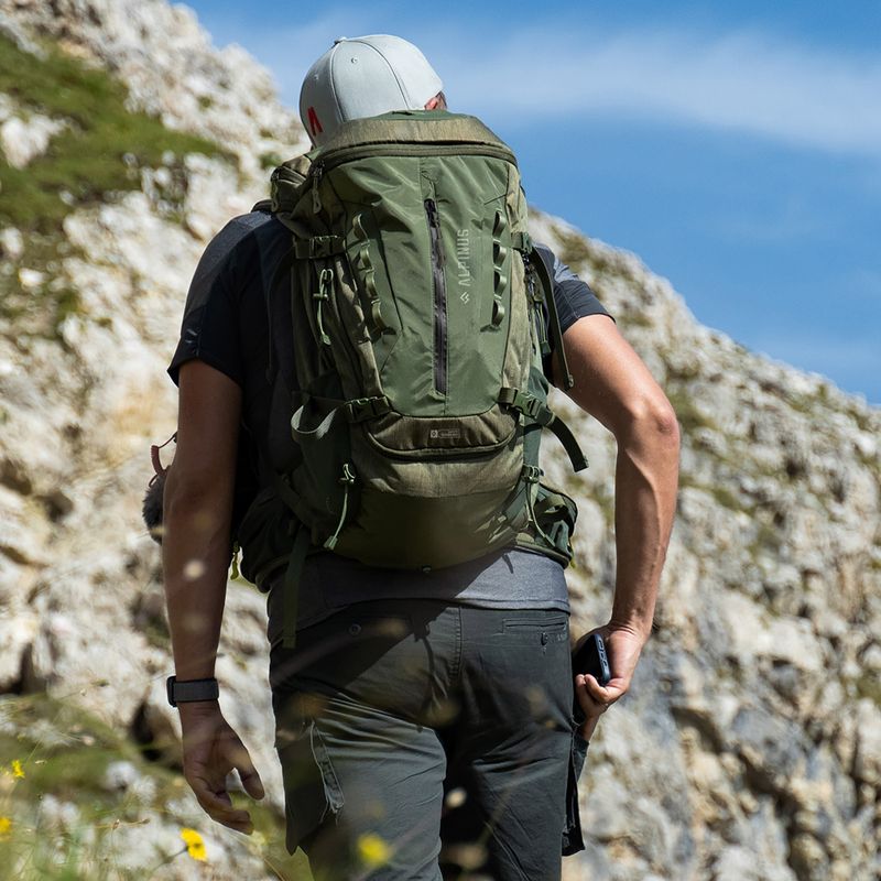 Rucsac de trekking Alpinus Otway 40 verde PO43641 13