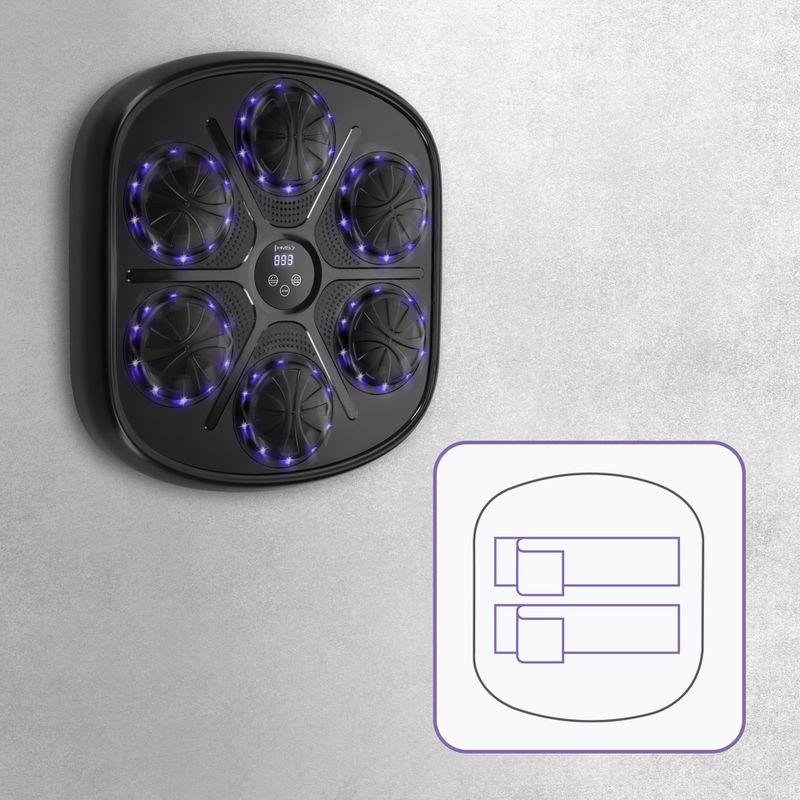 Scut de antrenament electric + mănuși HMS TB03 black 6