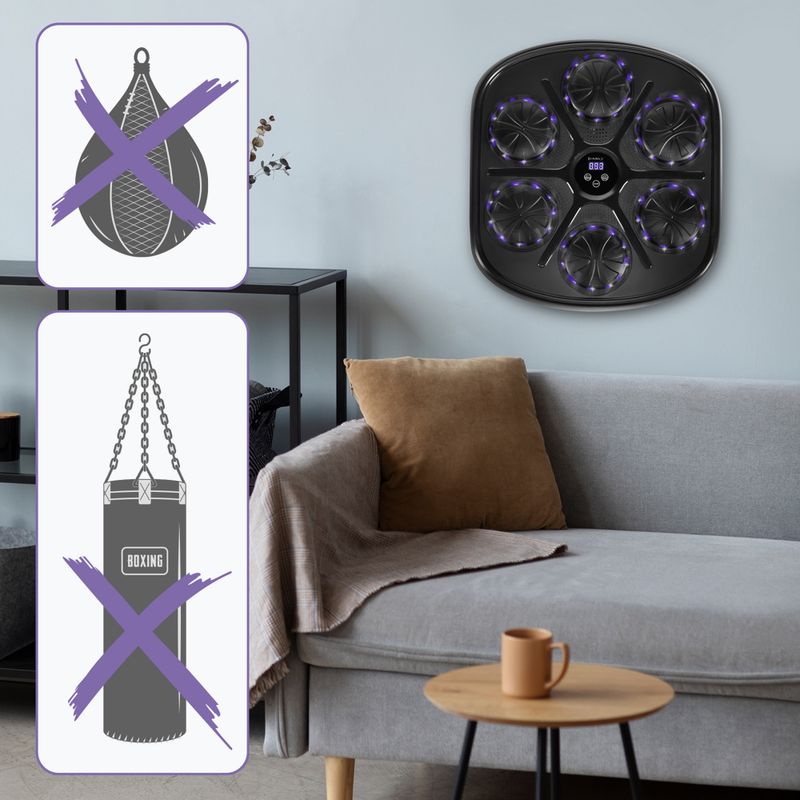 Scut de antrenament electric + mănuși HMS TB03 black 7