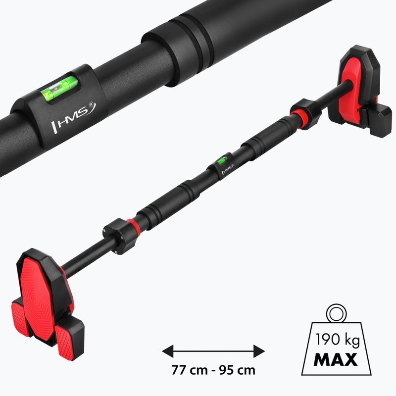 Bară de tracțiuni HMS DD300 black/red 6