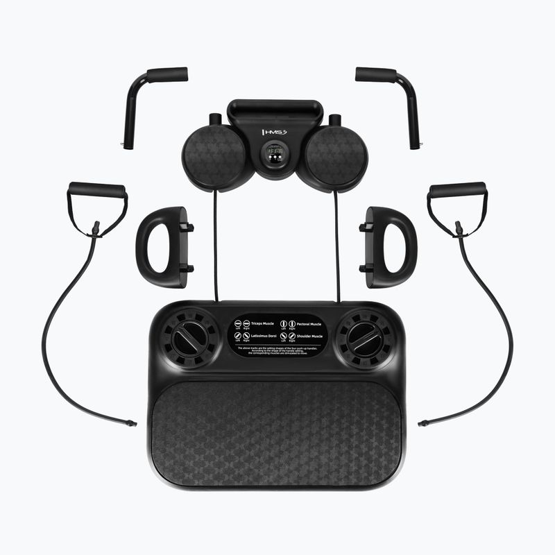 Platformă multifuncțională pentru exerciții cu corzi HMS DBP01 black