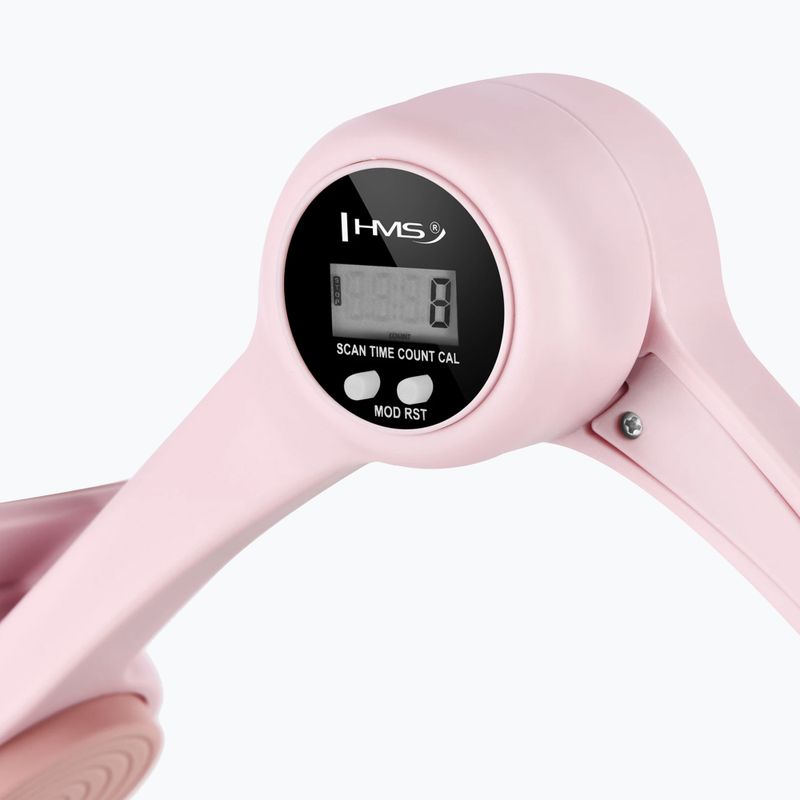 Agrafă pentru exerciții HMS TM02 with counter TPE pink 2