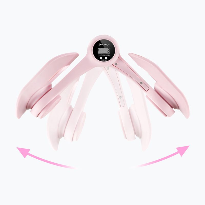 Agrafă pentru exerciții HMS TM02 with counter TPE pink 4