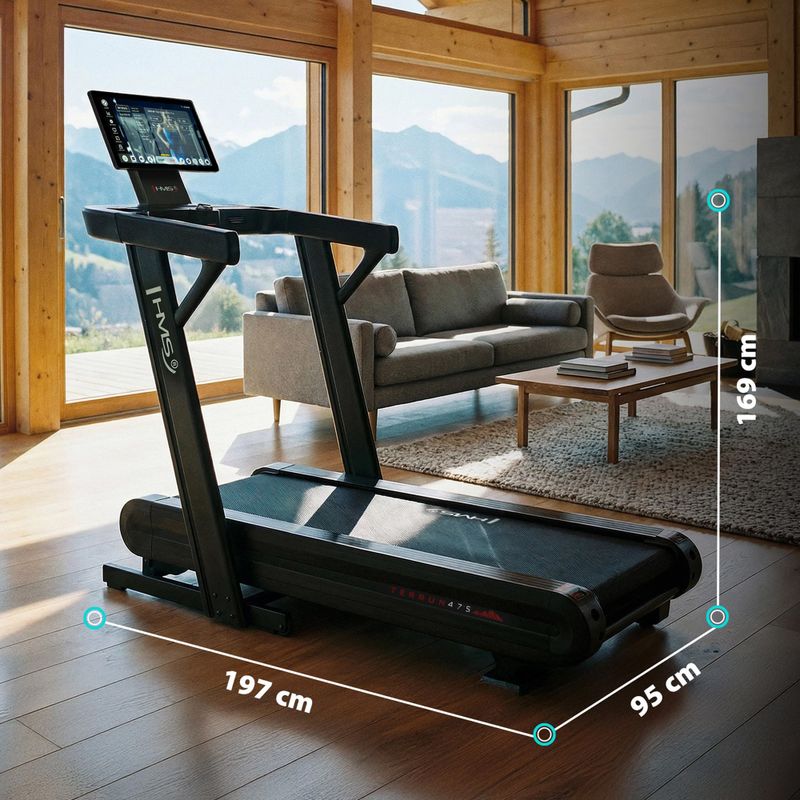 Bandă de alergare electrică HMS Terrun475 black 3