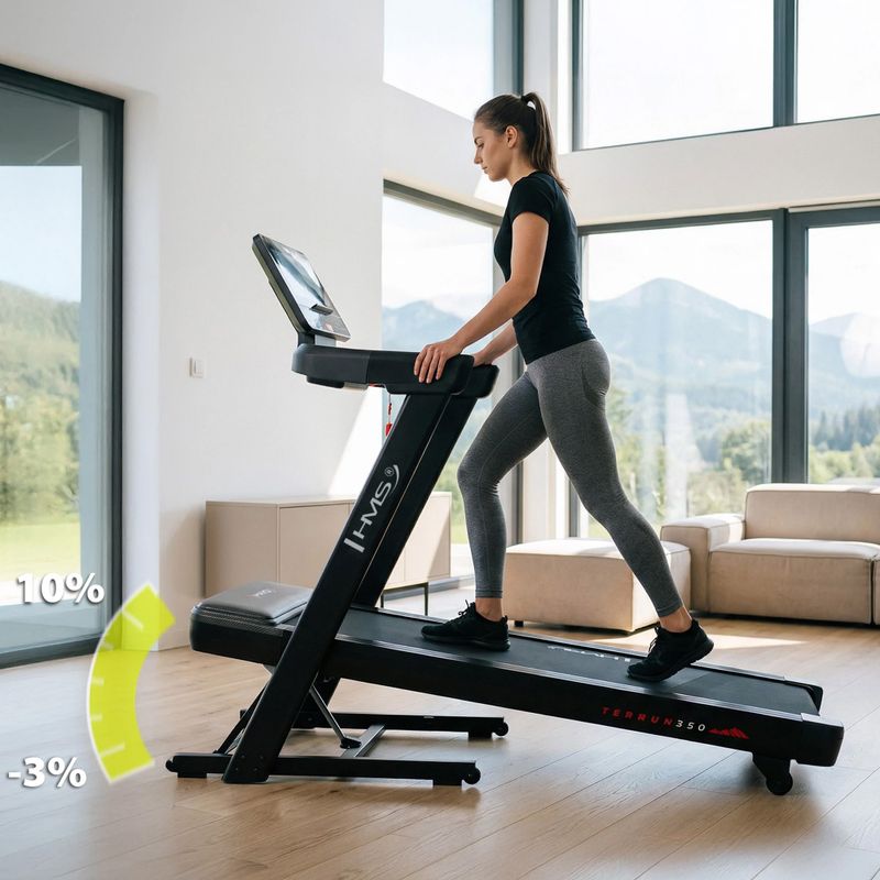 Bandă de alergare electrică HMS Terrun350 black 5