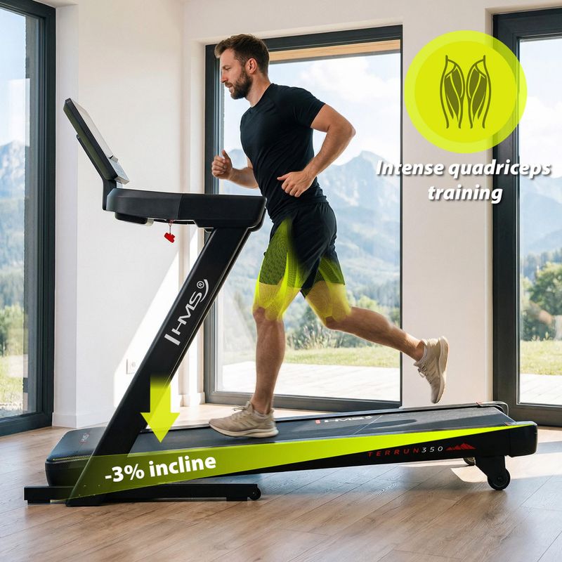 Bandă de alergare electrică HMS Terrun350 black 6