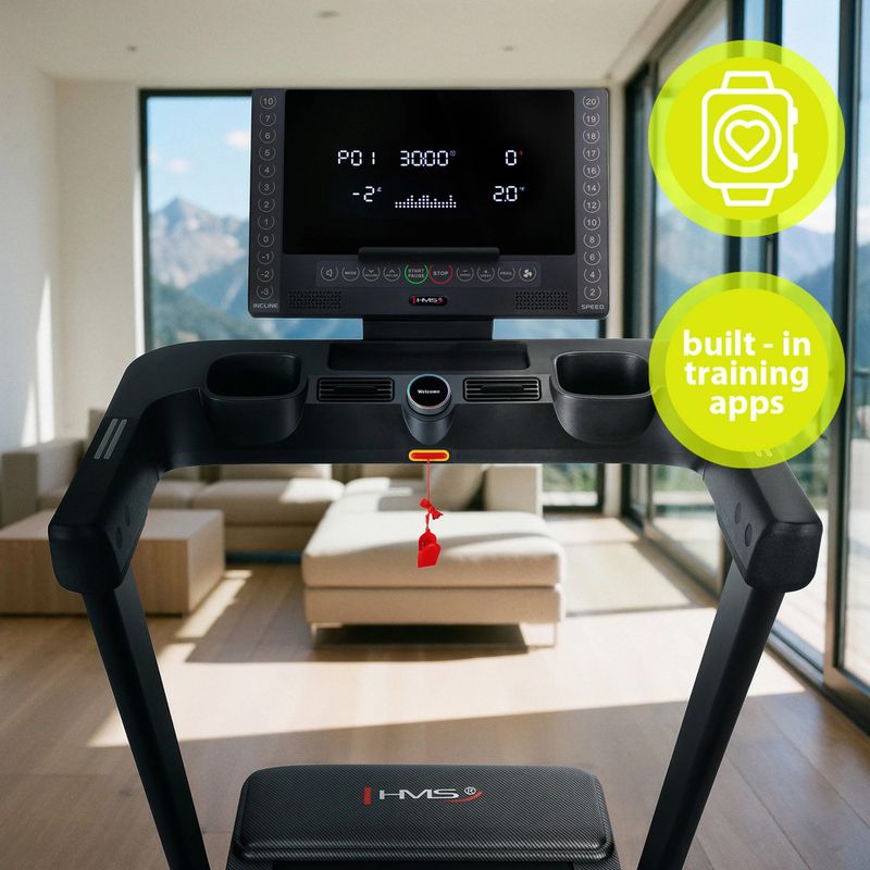 Bandă de alergare electrică HMS Terrun350 black 8