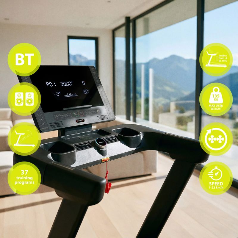 Bandă de alergare electrică HMS Terrun350 black 9