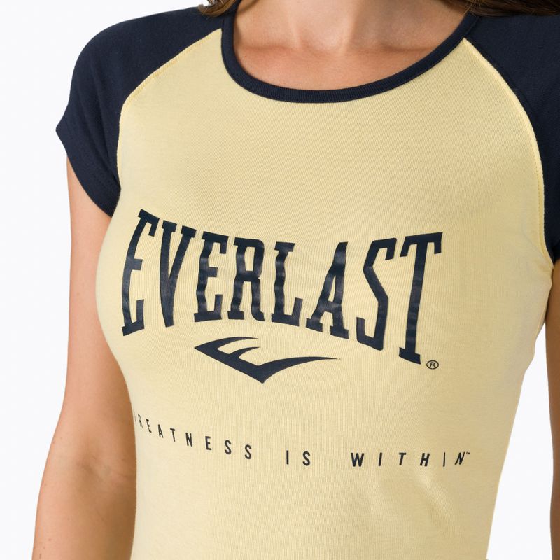 Tricou EVERLAST Beatrix galben pentru femei 122073-81 4