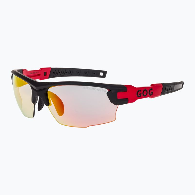 Ochelari de soare GOG Steno C matt black/red/polychromatic red 5