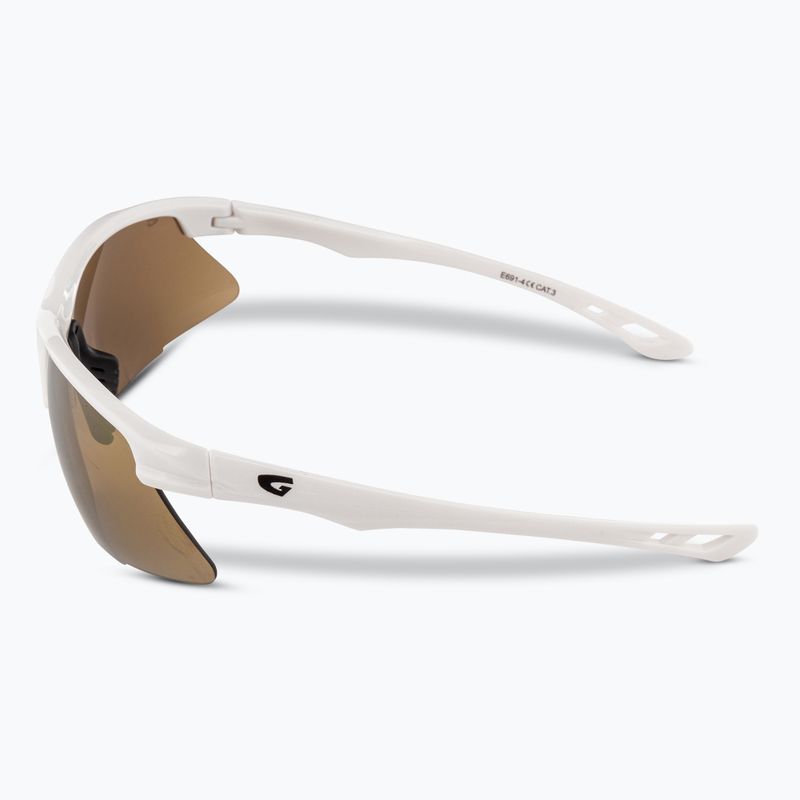 Ochelari de soare GOG Pico white/black/gold mirror 4