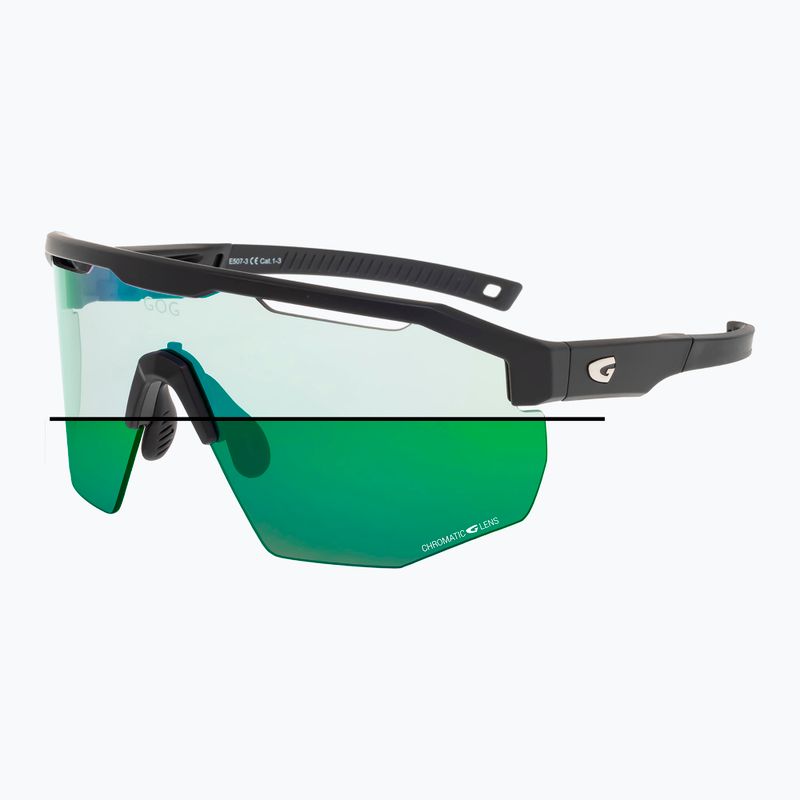 Ochelari de soare GOG Argo C matt black/polychromatic green 8
