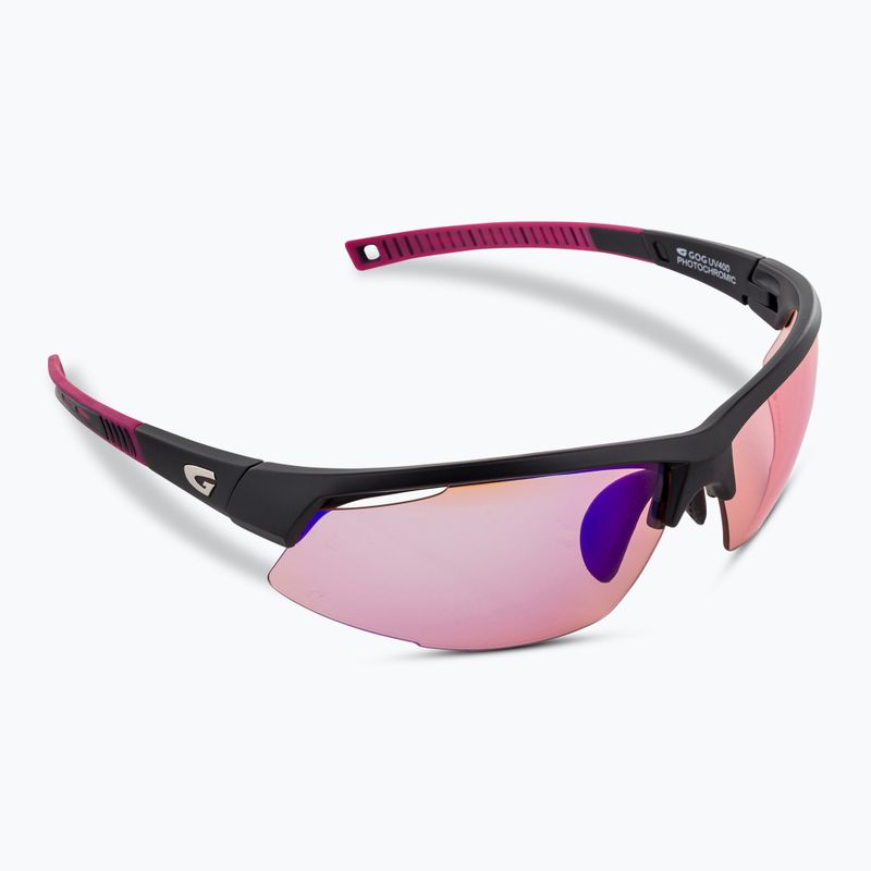 Ochelari de soare GOG Falcon C matt black/pink/polychromatic blue