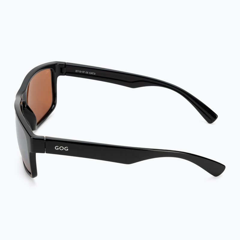 Ochelari de soare GOG Logan Logan negru / oglindă argintie E713-1P 4