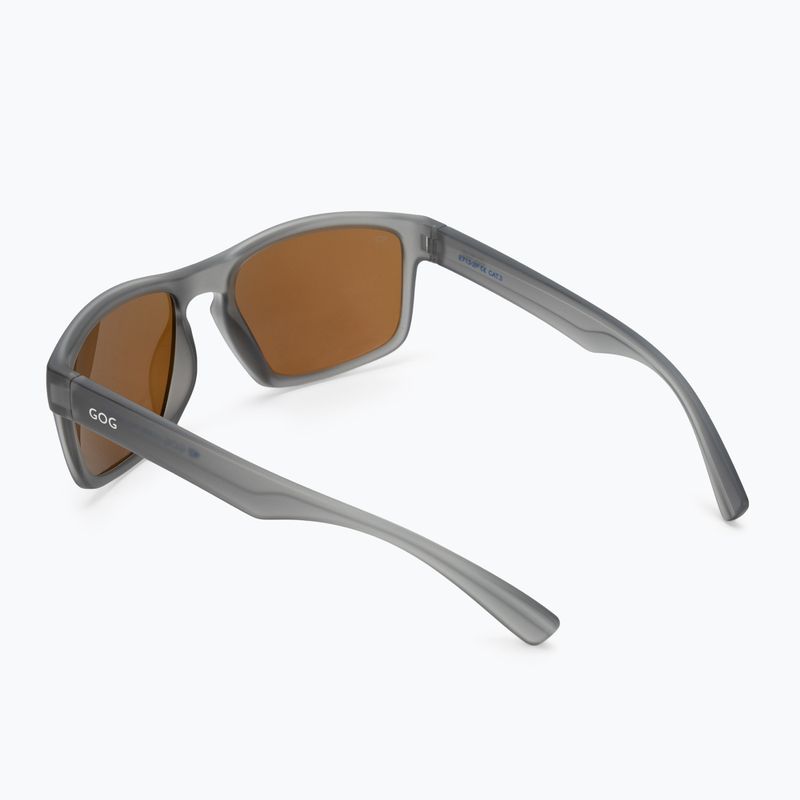 Ochelari de soare GOG Logan Logan fashion gri cristal mat / alb-albastru policromat E713-2P 2