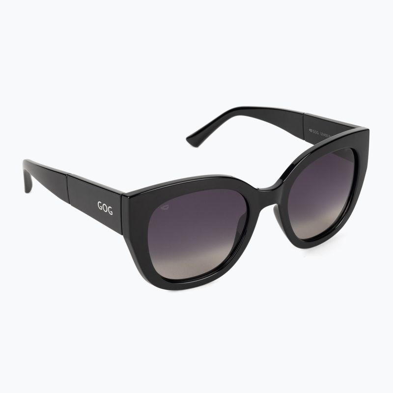 Ochelari de soare pentru femei GOG Claire fashion negru / gradient smoke E875-1P