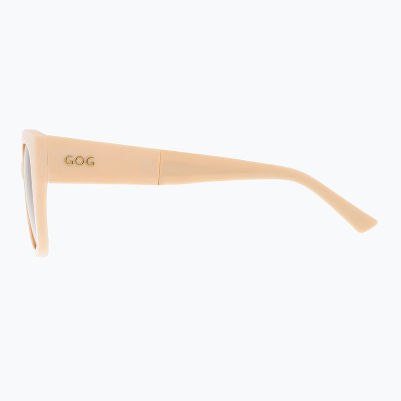 Ochelari de soare pentru femei GOG Claire beige/gradient brown 4