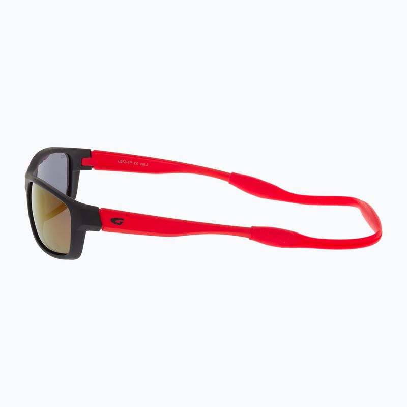 Ochelari de soare pentru copii GOG Jazz matt black/red/red mirror 6