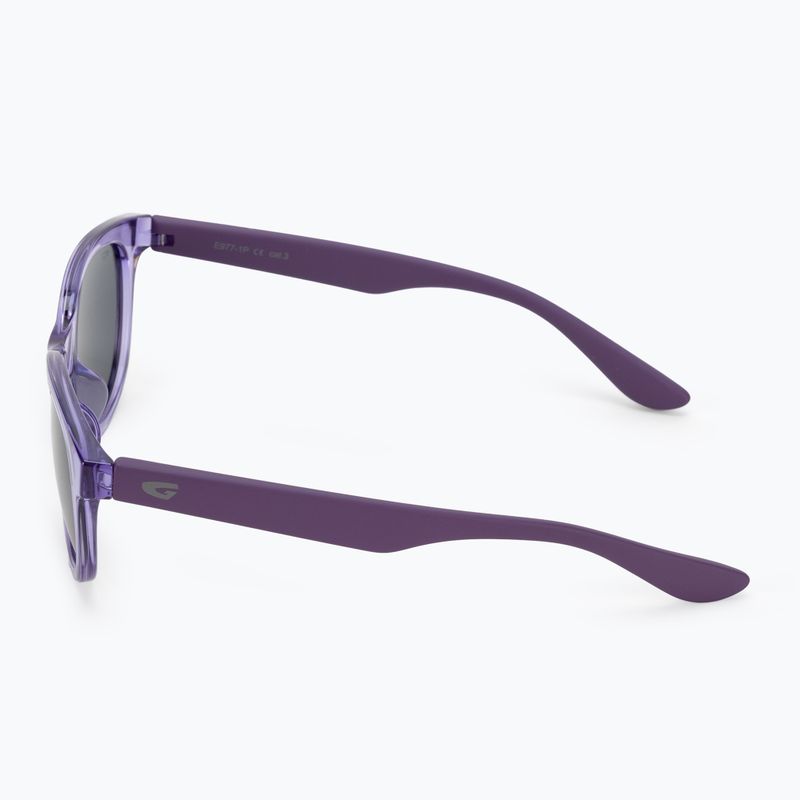 Ochelari de soare pentru copii GOG Nelia cristal violet / violet / fum E977-1P 4