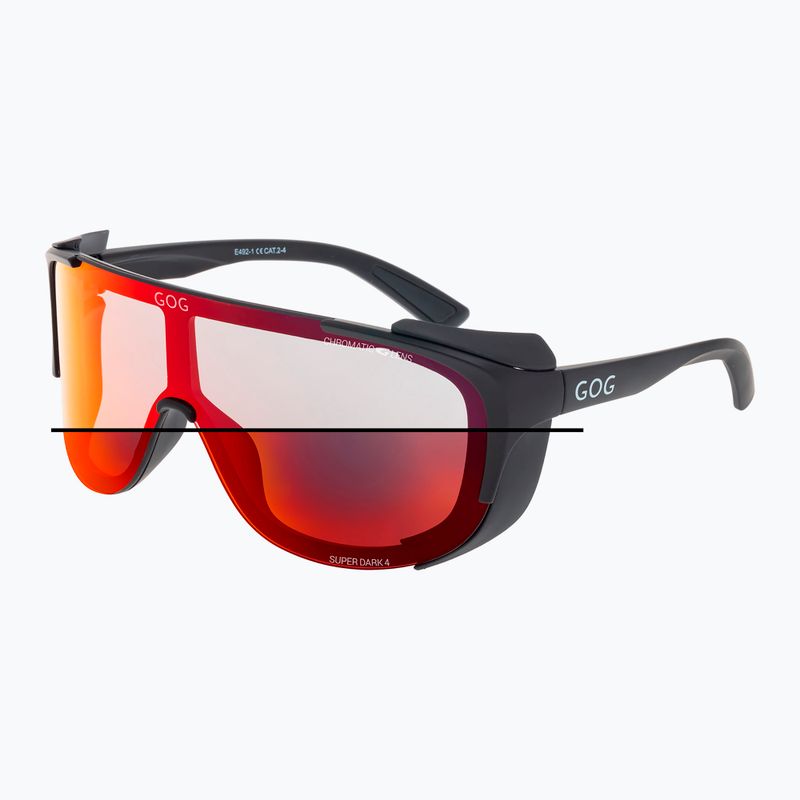Ochelari de soare GOG Tatra  matt black/polychromatic red 3