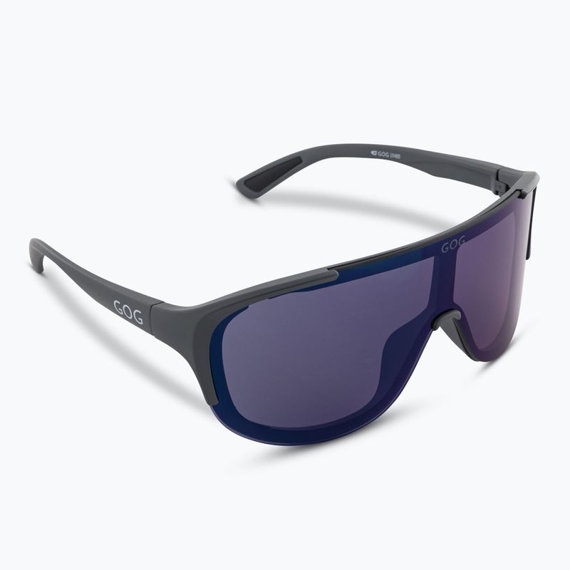 Ochelari de soare GOG Medusa matt grey/black/blue mirror