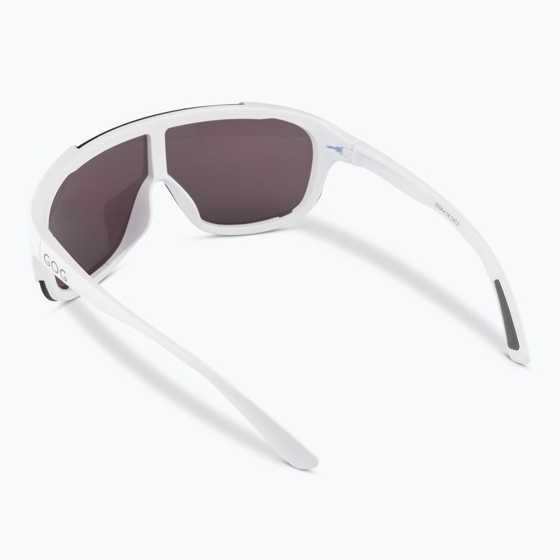 Ochelari de soare GOG Medusa matt white/grey/silver mirror 2