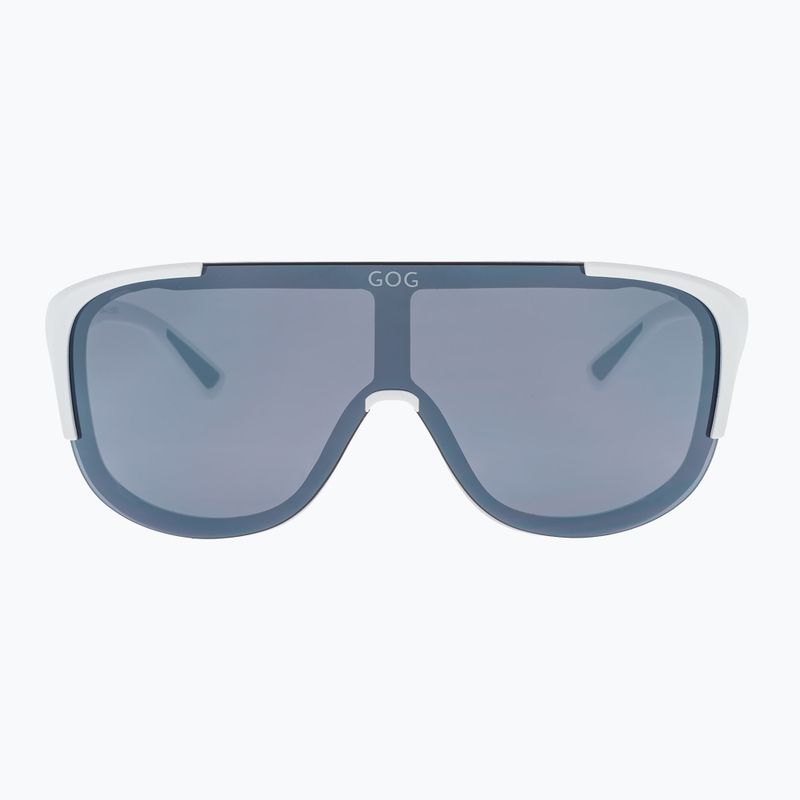 Ochelari de soare GOG Medusa matt white/grey/silver mirror 6