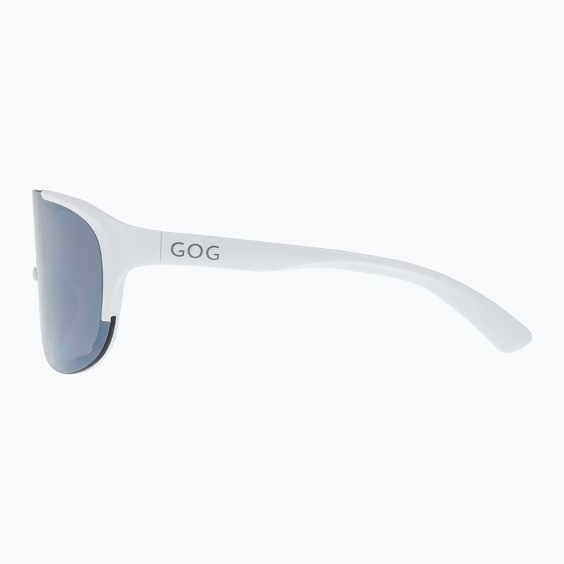 Ochelari de soare GOG Medusa matt white/grey/silver mirror 7