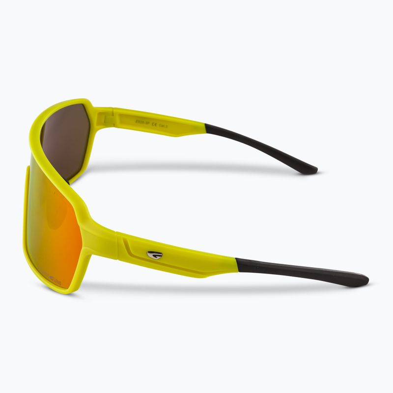 Ochelari de soare GOG Kronos matt neon yellow/black/polychromatic red 4