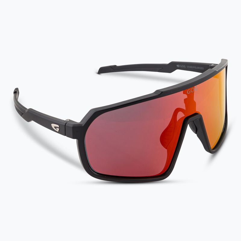 Ochelari de soare GOG Okeanos matt black/polychromatic red