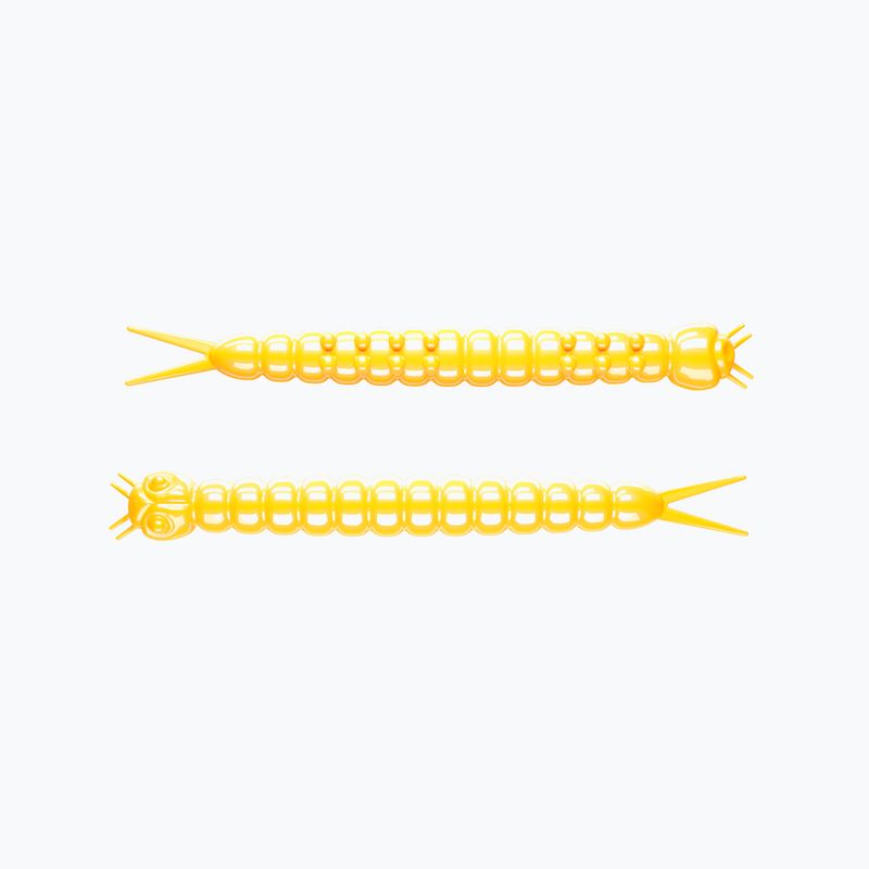 Libra Lures Slight Worm Krill momeală de cauciuc 15 buc. Galben SLIGHTWORMK38