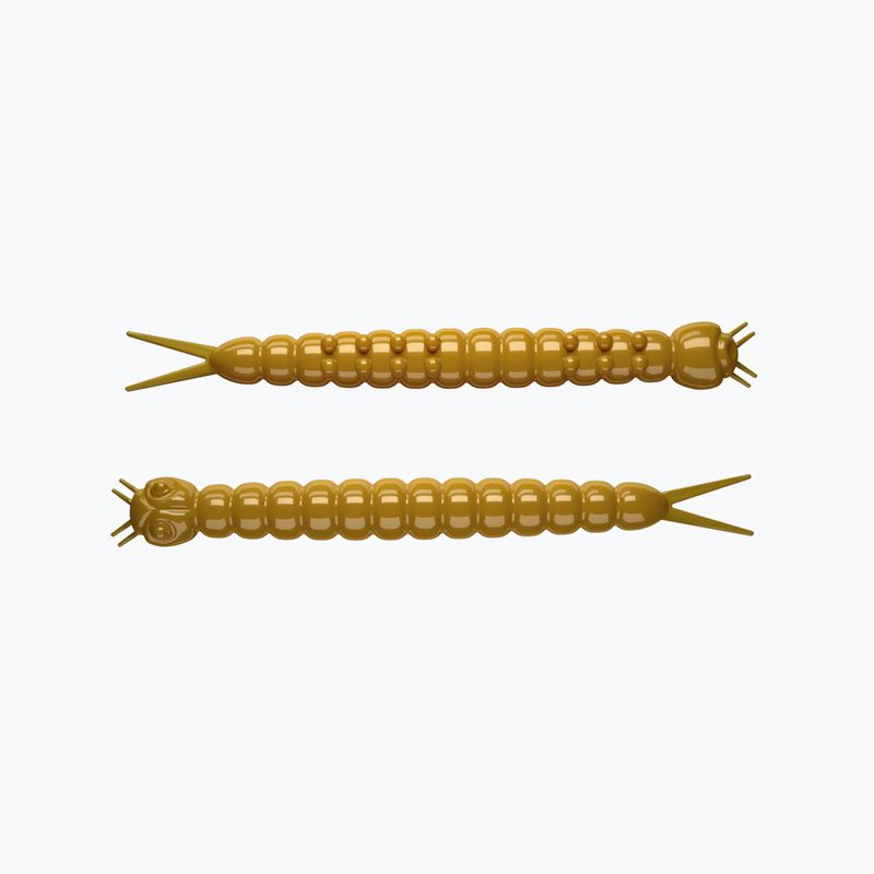 Libra Lures Slight Worm Krill momeală de cauciuc 15 buc. Cafea cu lapte SLIGHTWORMK38