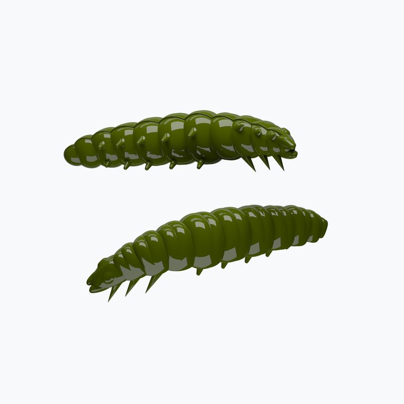 Libra Lures Larva Krill Larva Krill momeală de cauciuc măslinie LARVAK