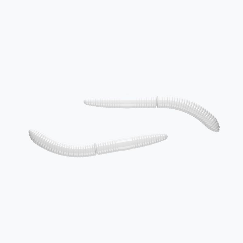 Libra Lures Fatty D'Worm Krill 10 buc. Alb FATTYDWORMK65