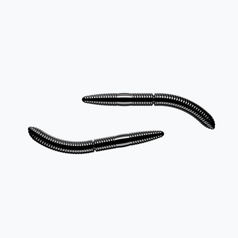 Libra Lures Fatty D'Worm Krill 10 buc. Negru FATTYDWORMK65