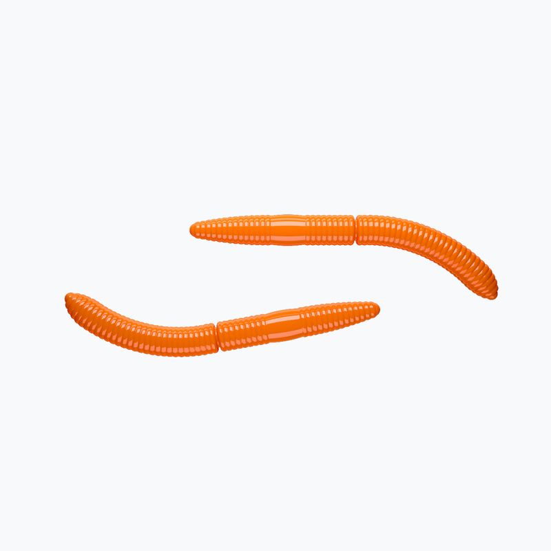 Libra Lures Fatty D'Worm Cheese 8 buc. Portocaliu fierbinte FATTYDWORMK75