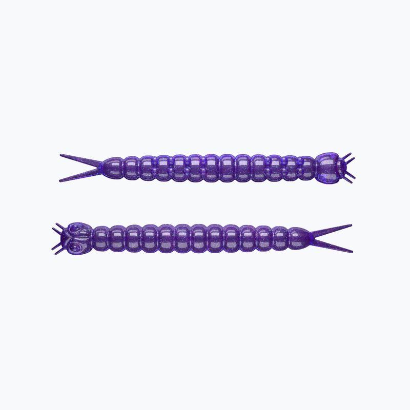 Libra Lures Slight Worm Krill 15 buc. Violet cu sclipici SLIGHTWORMK38