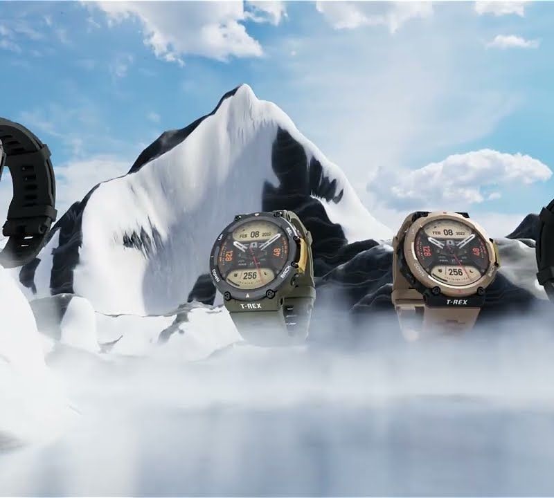 Ceas Amazfit T-Rex 2 astro black/gold A2170 11