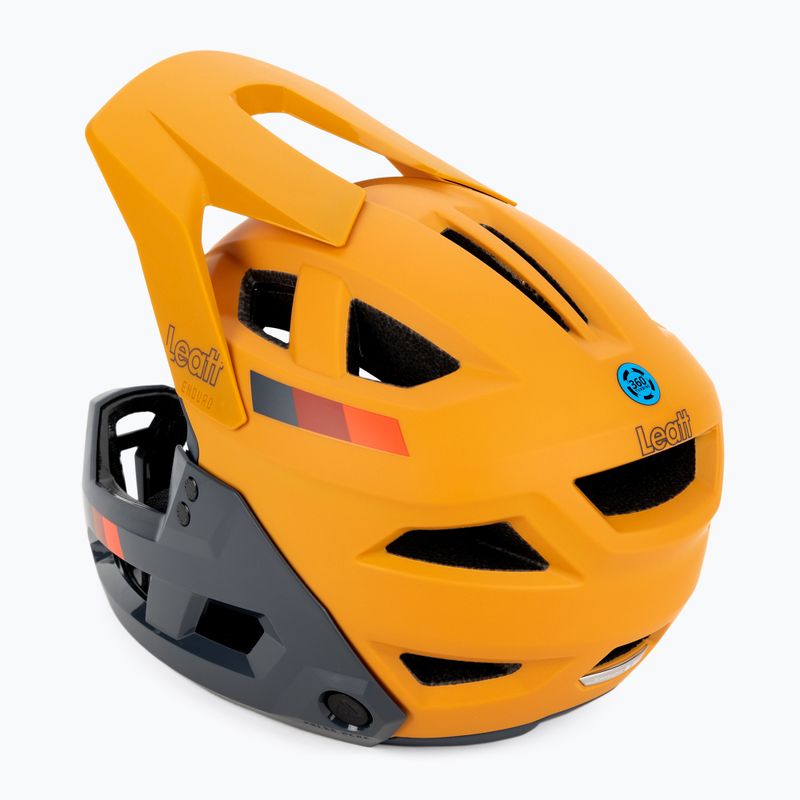 Cască de bicicletă Leatt MTB Enduro 2.0 V23 albastru marin și galben 1023014852 4