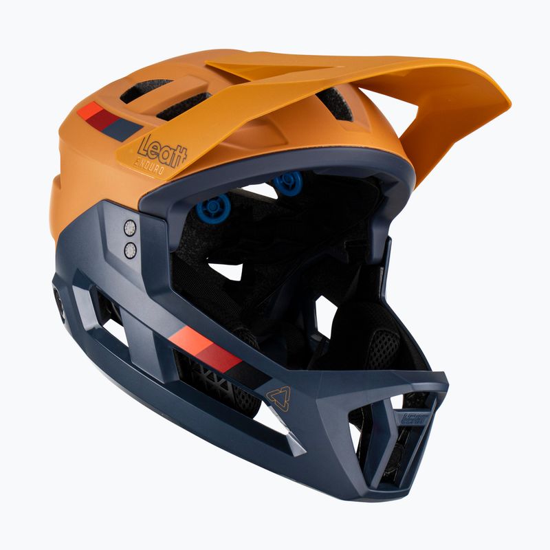 Cască de bicicletă Leatt MTB Enduro 2.0 V23 albastru marin și galben 1023014852 6