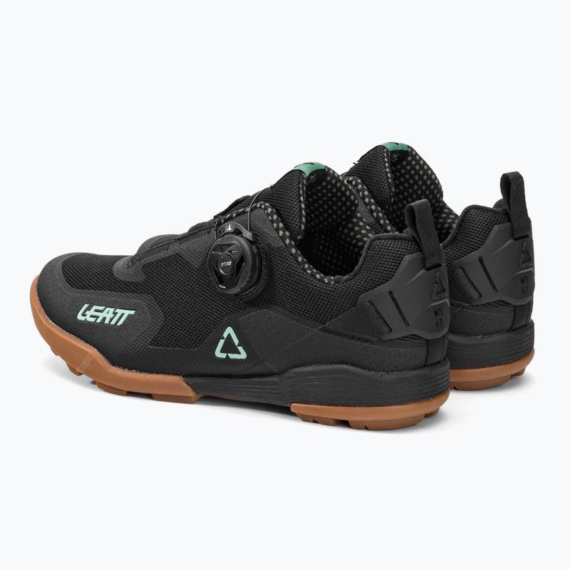 Femeie MTB Leatt 6.0 Clip pantofi de ciclism negru 3023049454 3