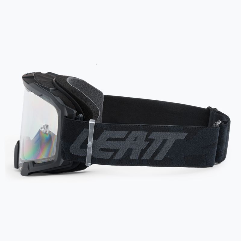 Ochelari de ciclism Leatt Velocity 4.5 stealth / transparent 8023020470 4