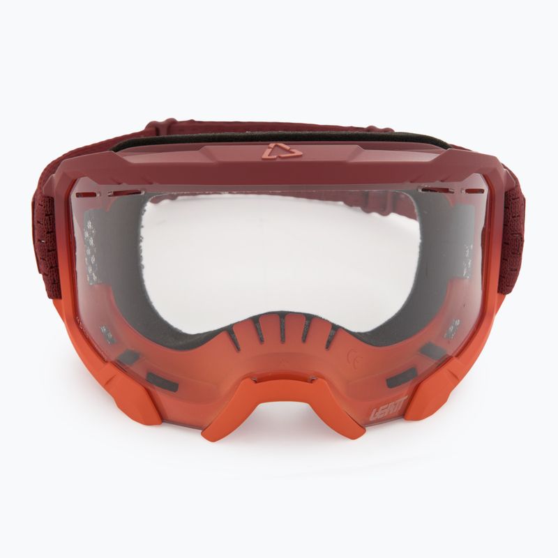 Ochelari de ciclism Leatt Velocity 4.0 MTB flame/clear 2