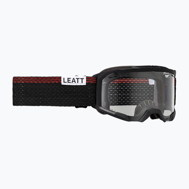 Ochelari de ciclism Leatt Velocity 4.0 MTB X-Flow black/clear