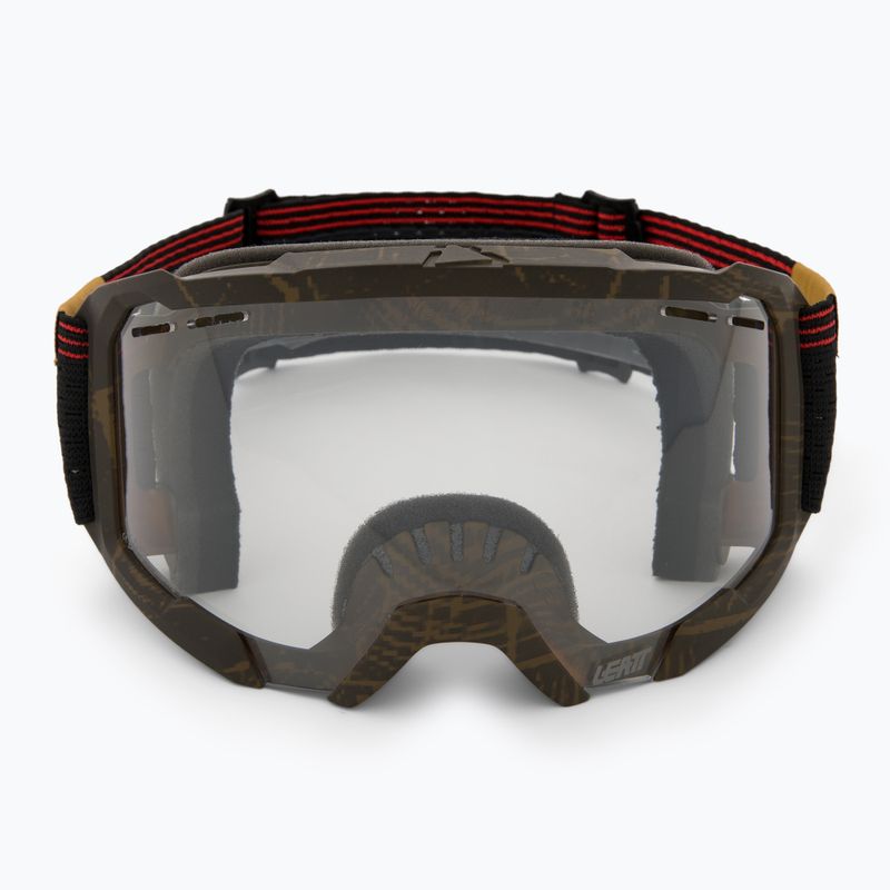 Ochelari de ciclism Leatt Velocity 4.0 MTB X-Flow timber/clear 2