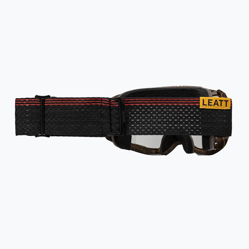 Ochelari de ciclism Leatt Velocity 4.0 MTB X-Flow timber/clear 2