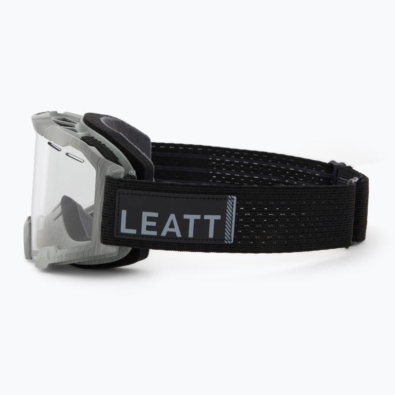 Ochelari de ciclism Leatt Velocity 4.0 MTB brushed/clear 4