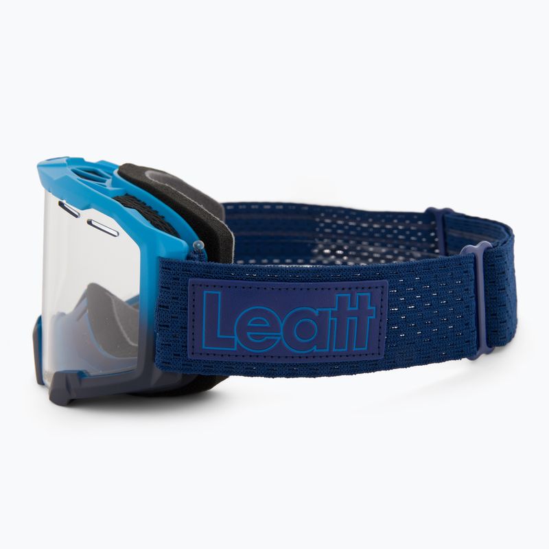 Ochelari de ciclism Leatt Velocity 4.0 MTB cyan/clear 4