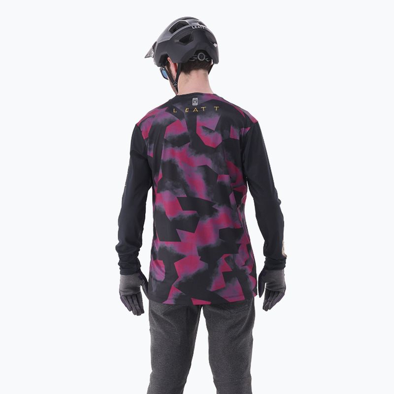 Longsleeve de ciclism pentru bărbați Leatt MTB Gravity 3.0 purple 2