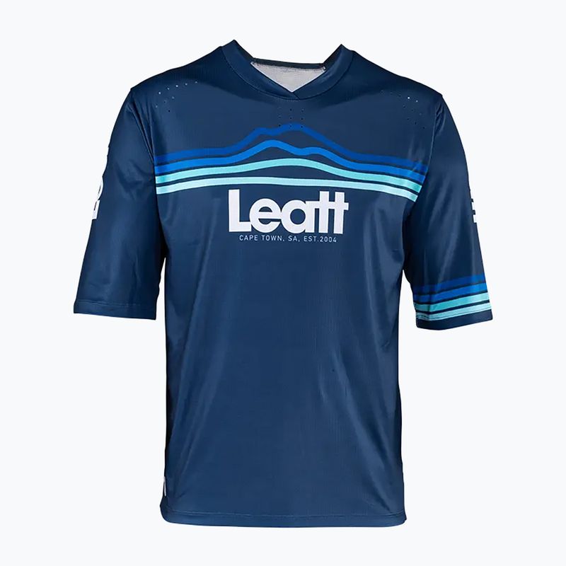 Tricou de ciclism pentru bărbați Leatt MTB Enduro 3.0 denim 3